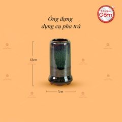 Bộ Phụ Kiện Trà Đại Hỏa Biến Men Nâu