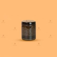 Bộ Phụ Kiện Trà Đại Mã Não Lòng Hoa Kẻ Vàng