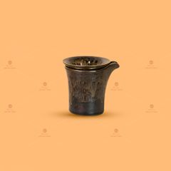 Bộ Phụ Kiện Trà Đại Mã Não Lòng Hoa Kẻ Vàng