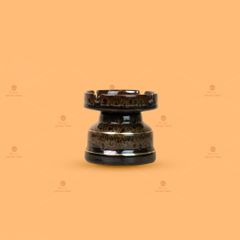 Bộ Phụ Kiện Trà Đại Mã Não Lòng Hoa Kẻ Vàng