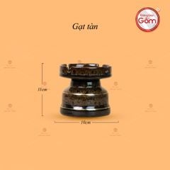 Bộ Phụ Kiện Trà Đại Mã Não Lòng Hoa Kẻ Vàng