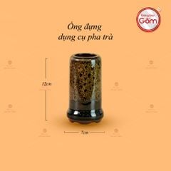 Bộ Ấm Chén Đại Mã Não Lòng Hoa