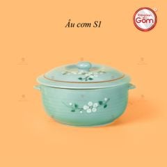 Bộ Bàn Ăn 4 Người (10 món) Men Ngọc Hoa Đào Trắng