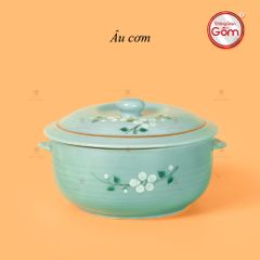 Âu Cơm Men Ngọc Hoa Đào Trắng