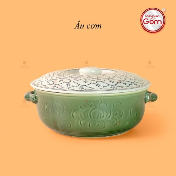 Âu Cơm Men Xanh Ngọc Vẽ Bèo
