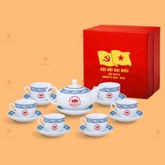 Bộ Ấm Chén Trà Minh Nguyệt Hạc Xanh