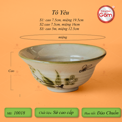 Bộ Bát Đĩa Bát Tràng Men Kem Đào Chuồn