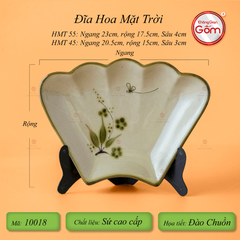Bộ Bát Đĩa Bát Tràng Men Kem Đào Chuồn