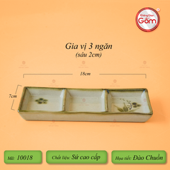 Gia Vị 3 Ngăn Hoa Đào Chuồn