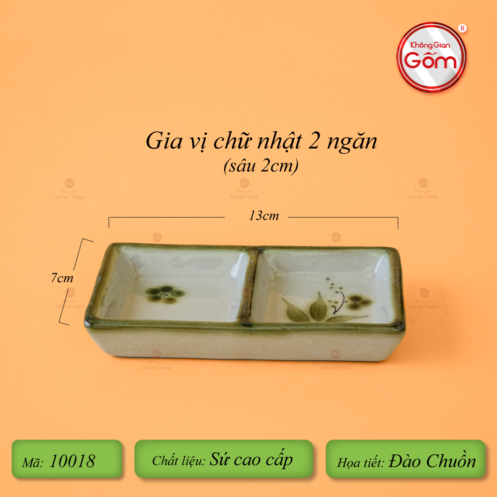 Bộ Bát Đĩa Bát Tràng Men Kem Đào Chuồn