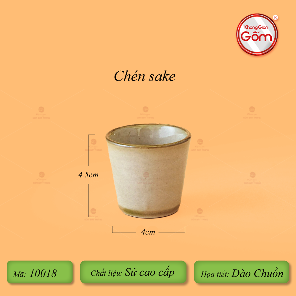Bình Sake Hoa Đào Chuồn