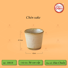 Bình Sake Hoa Đào Chuồn