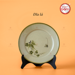 Đĩa Lá Tròn Hoa Đào Chuồn