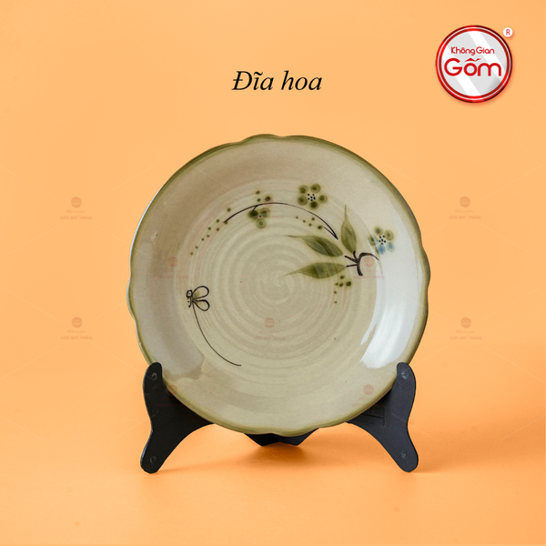 Đĩa Hoa Hoa Đào Chuồn