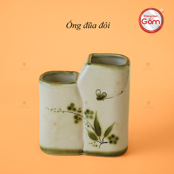 Ống Đũa Đôi Hoa Đào Chuồn