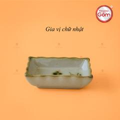 Chén Gia Vị Chữ Nhật Hoa Đào Chuồn