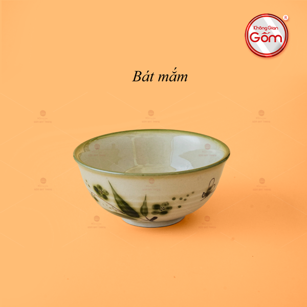 Bát Mắm Hoa Đào Chuồn