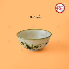 Bát Mắm Hoa Đào Chuồn