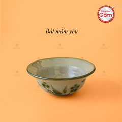 Bát Mắm Yêu Hoa Đào Chuồn