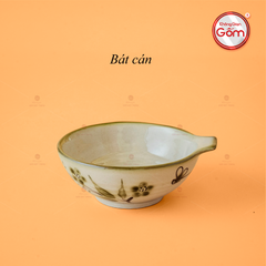 Bát Cán Hoa Đào Chuồn