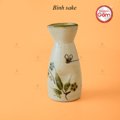 Bình Sake Hoa Đào Chuồn