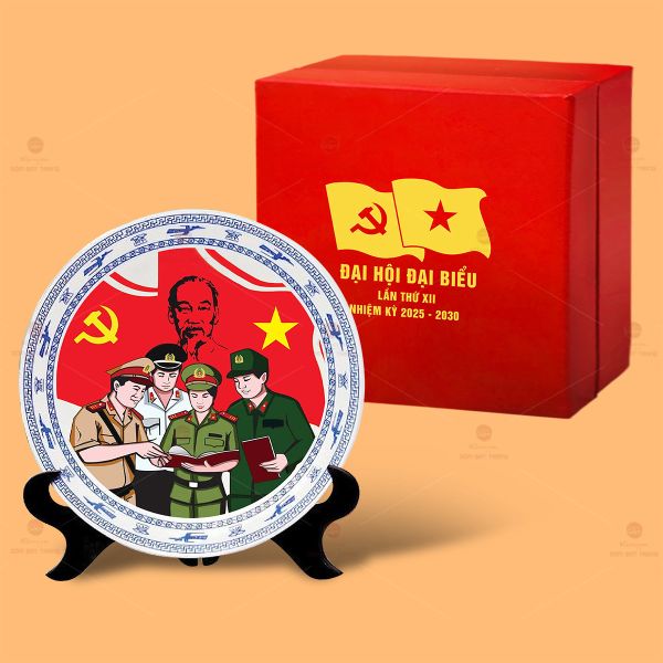 Đĩa Biểu Trưng Công An Nhân Dân