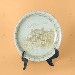 Đĩa Cảnh Trưng Bày Khắc Nổi