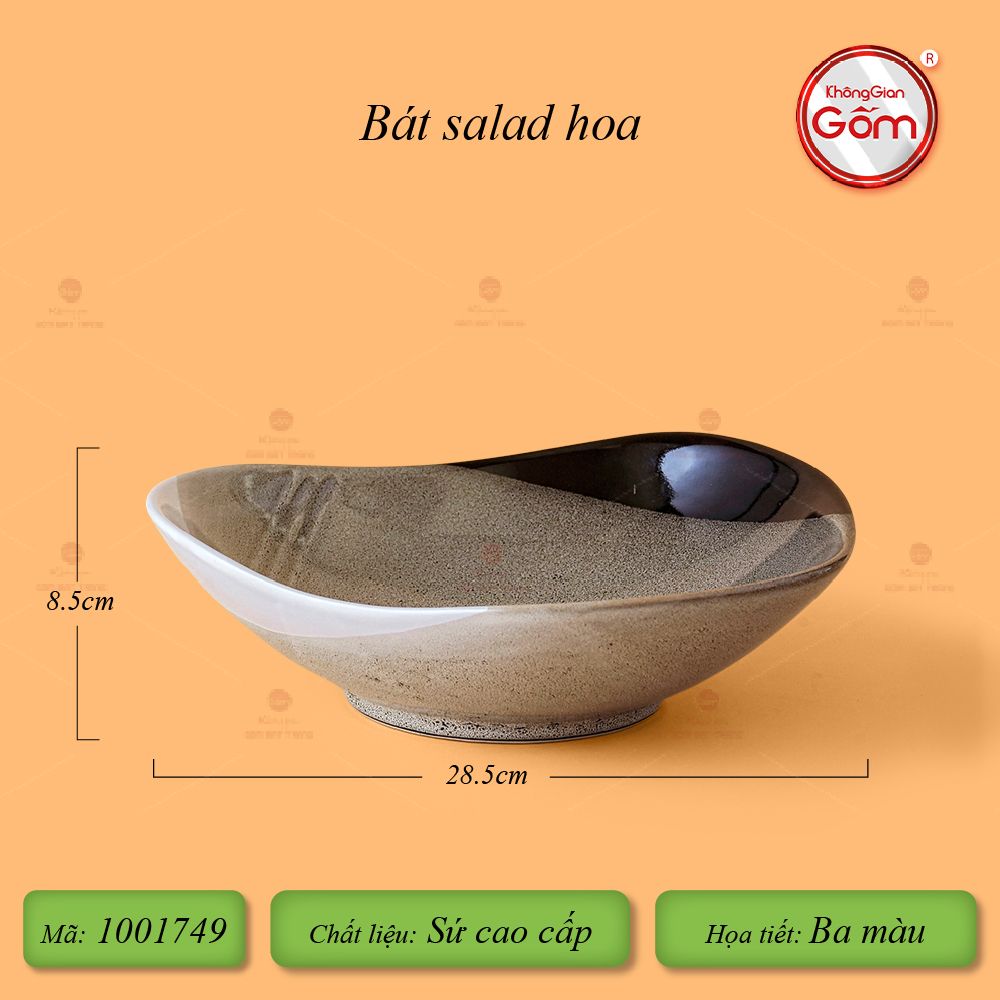 Bát Salad Hoa Ba Màu