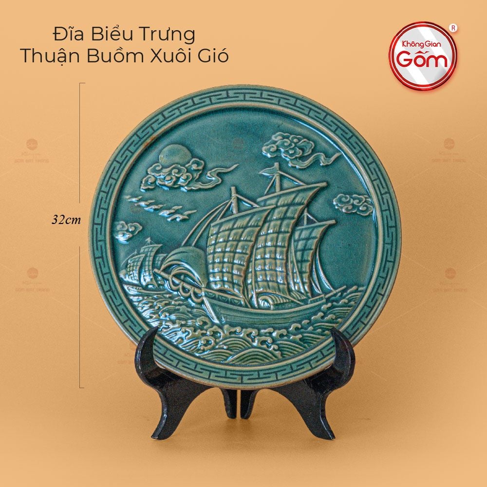 Đĩa Biểu Trưng Thuận Buồm Xuôi Gió