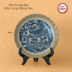 Đĩa Trưng Bày Độc Long Đẳng Vân