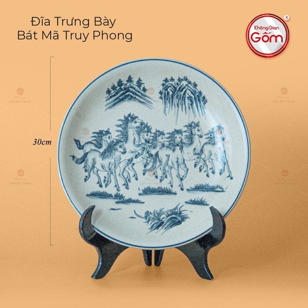 Đĩa Trưng Bày Bát Mã Truy Phong