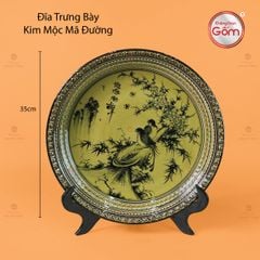 Đĩa Trưng Bày Kim Mộc Mãn Đường