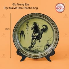 Đĩa Trưng Bày Độc Mã Mã Đáo Thành Công