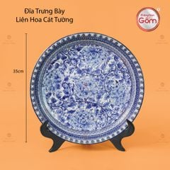 Đĩa Trưng Bày Liên Hoa Cát Tường