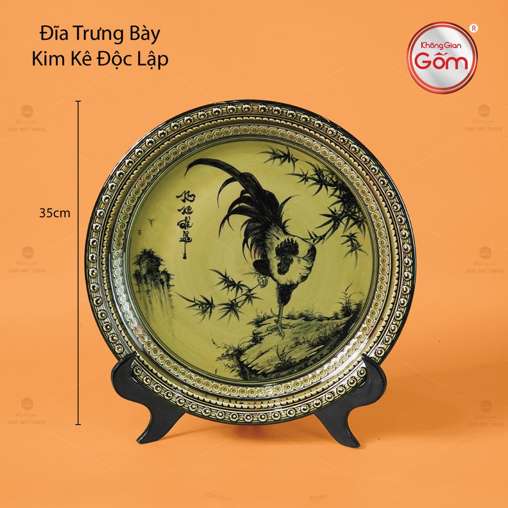 Đĩa Trưng Bày Kim Kê Độc Lập