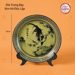 Đĩa Trưng Bày Kim Kê Độc Lập