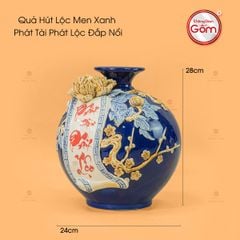 Quả Hút Lộc Men Xanh Phát Tài Phát Lộc Đắp Nổi