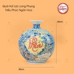Quả Hút Lộc Long Phụng Triều Phúc Ngàn Hoa