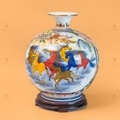 Quả Hút Lộc Nhị Cảnh Thuận Buồm Mã Đáo Thành Công Vẽ Vàng