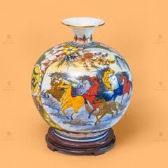 Quả Hút Lộc Nhị Cảnh Thuận Buồm Mã Đáo Thành Công Vẽ Vàng