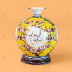 Quả Hút Lộc Hoa Phú Quý Tấn Tài Tấn Lộc Vẽ Vàng