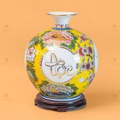 Quả Hút Lộc Hoa Phú Quý Tấn Tài Tấn Lộc Vẽ Vàng