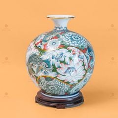 Quả Hút Lộc Liên Ngư Cát Tường Vẽ Vàng