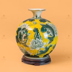 Quả Hút Lộc Sen Cá Chép Vẽ Vàng