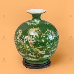 Quả Hút Lộc Men Xanh Mã Đáo Thành Công Vẽ Vàng
