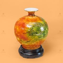 Quả Hút Lộc Màu Rồng Huyết Long Vẽ Vàng