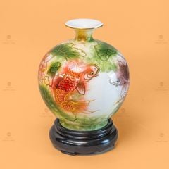 Quả Hút Lộc Lục Bảo Niên Niên Hữu Dư Vẽ Vàng