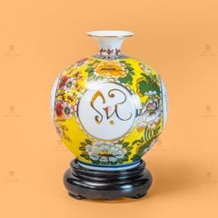 Quả Hút Lộc Hoa Phú Quý Vạn Sự Như Ý Vẽ Vàng