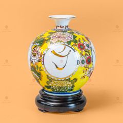 Quả Hút Lộc Hoa Phú Quý Vạn Sự Như Ý Vẽ Vàng