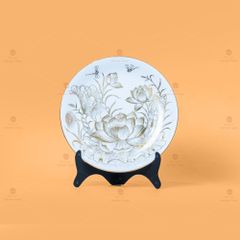 Đĩa Cảnh Trưng Bày Vẽ Vàng